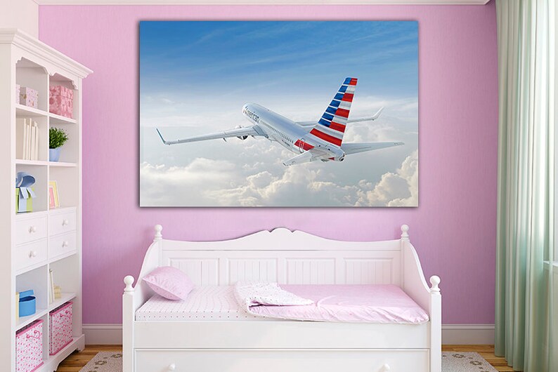 Large Canvas Art Aircraft Plane Canvas Mechanism Decor Etsy