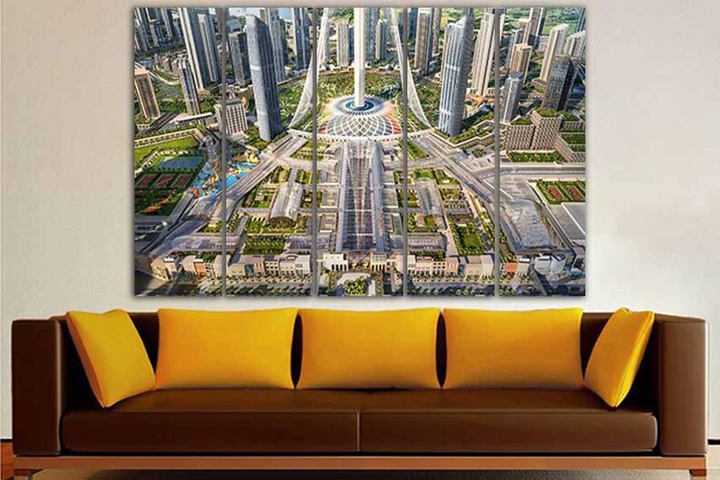 Art Canvas Dubai Canvas Dubai City Dubai Home Art Dubai Wall Etsy
