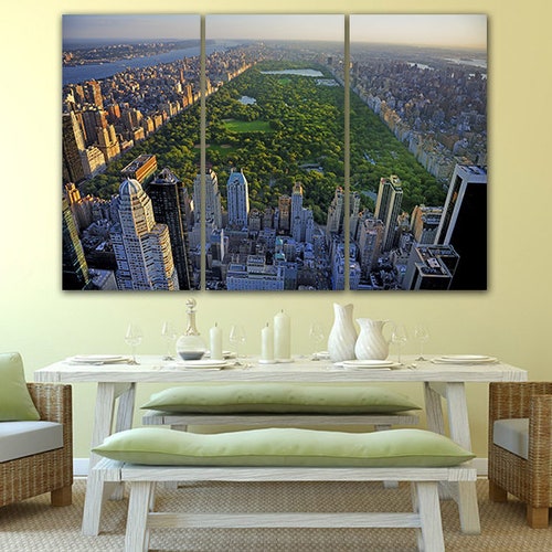 Large shops canvas art Central park New York skyline City wall art Central park poster New York canvas art New York décor New York photo NY gift