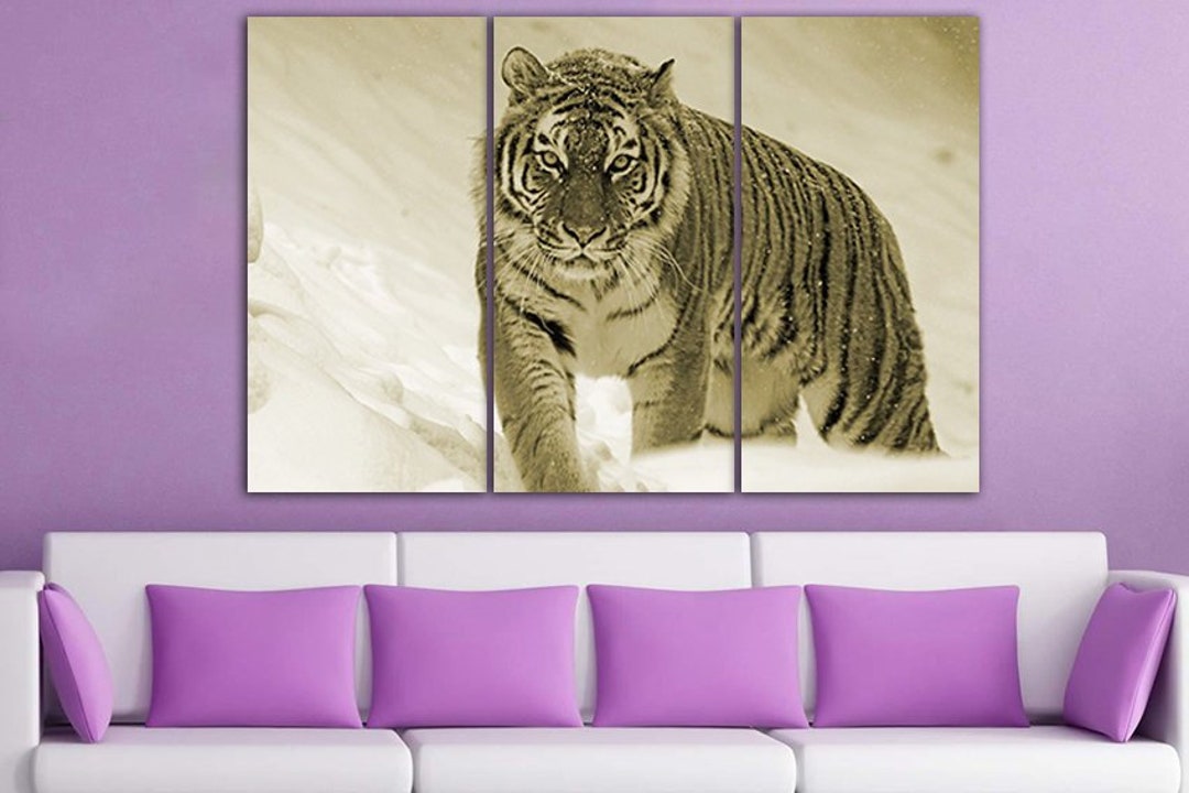 Canvas Art Picture Print Decorative Wall Hanging Tiger Animal