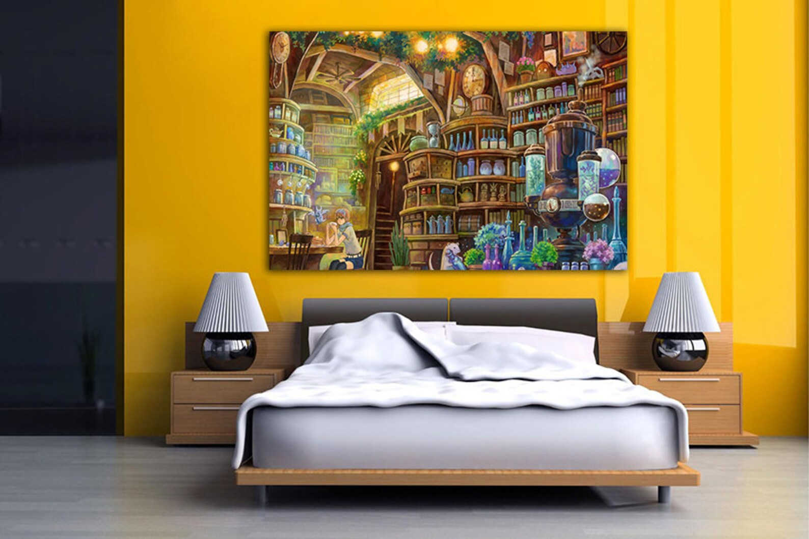 Laboratory Print Laboratory Canvas Library Print Library Etsy