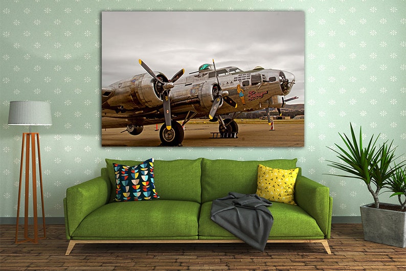 Large Canvas Set Plane Airplane Wall Art Airplane Décor Etsy