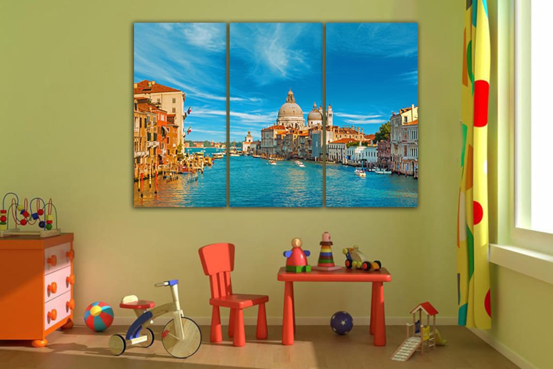 Panel Canvas Venice Wall Décor Venice Italy Venice Print Etsy