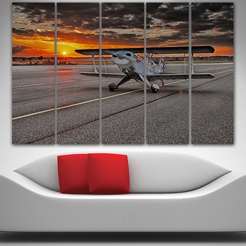 Wall art canvas Aircraft canvas Airport print Airplane decor Aircraft wall art Mechanism decor Engine print art Airport poster Aviation shops gift