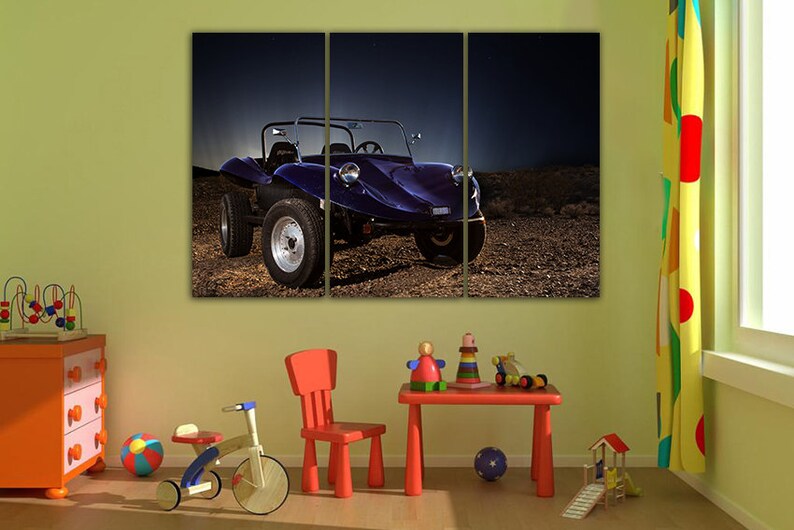 Wall art canvas Buggy canvas Buggy print Buggy decor Buggy | Etsy