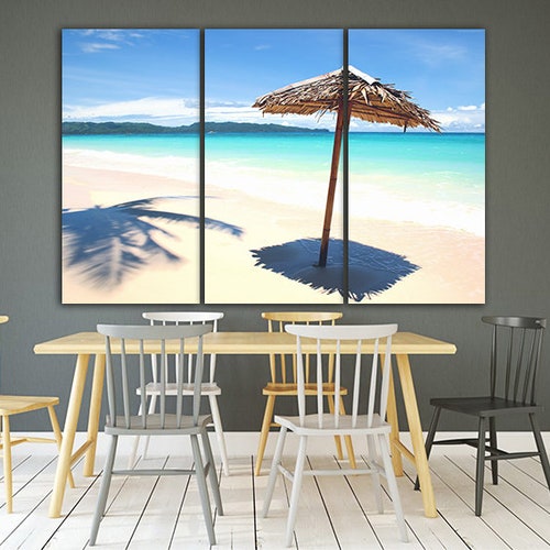 Panel art Philippines canvas Philippines print Ocean wall shops art Ocean décor Landscape art Beaches print Beaches canvas Philippines beaches