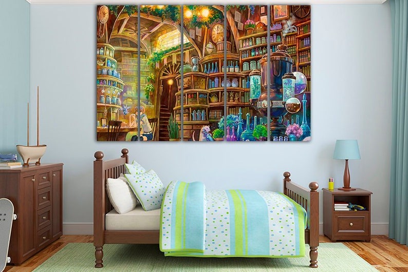 Laboratory Print Laboratory Canvas Library Print Library Etsy
