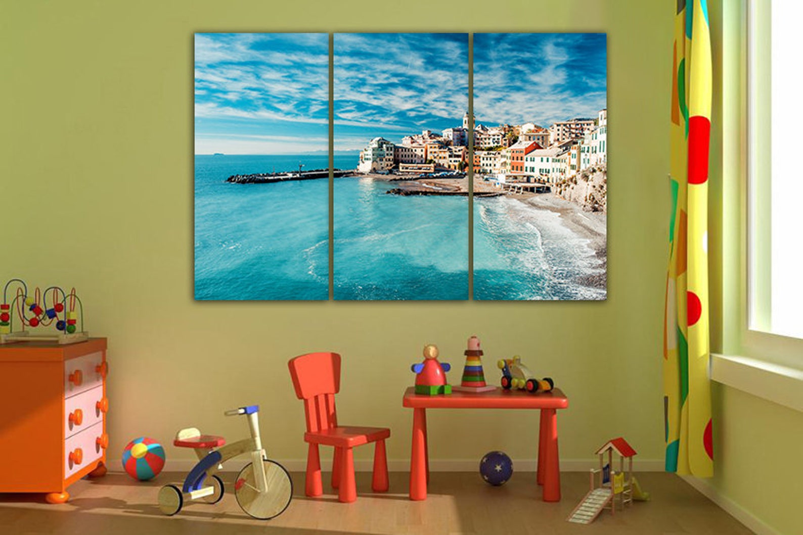 Wall Panel Artwork Italy Print Canvas Italy Wall Décor Italy Etsy