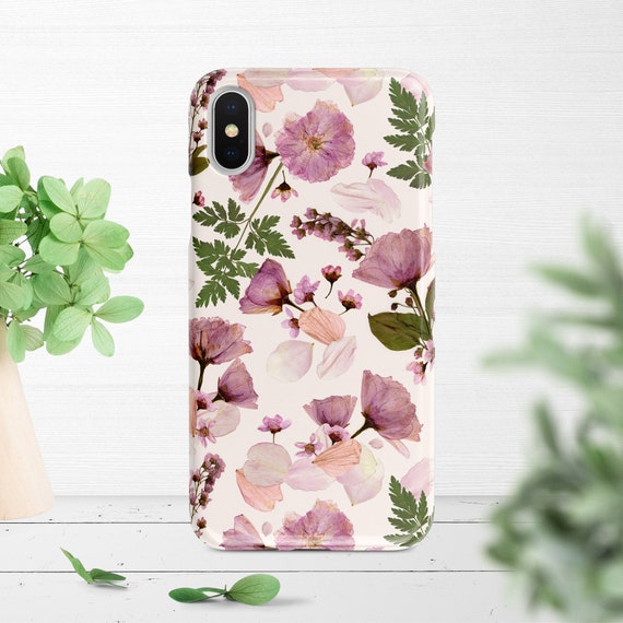 Pressed Flowers iPhone Case iPhone XR Case iPhone XS Case Etsy