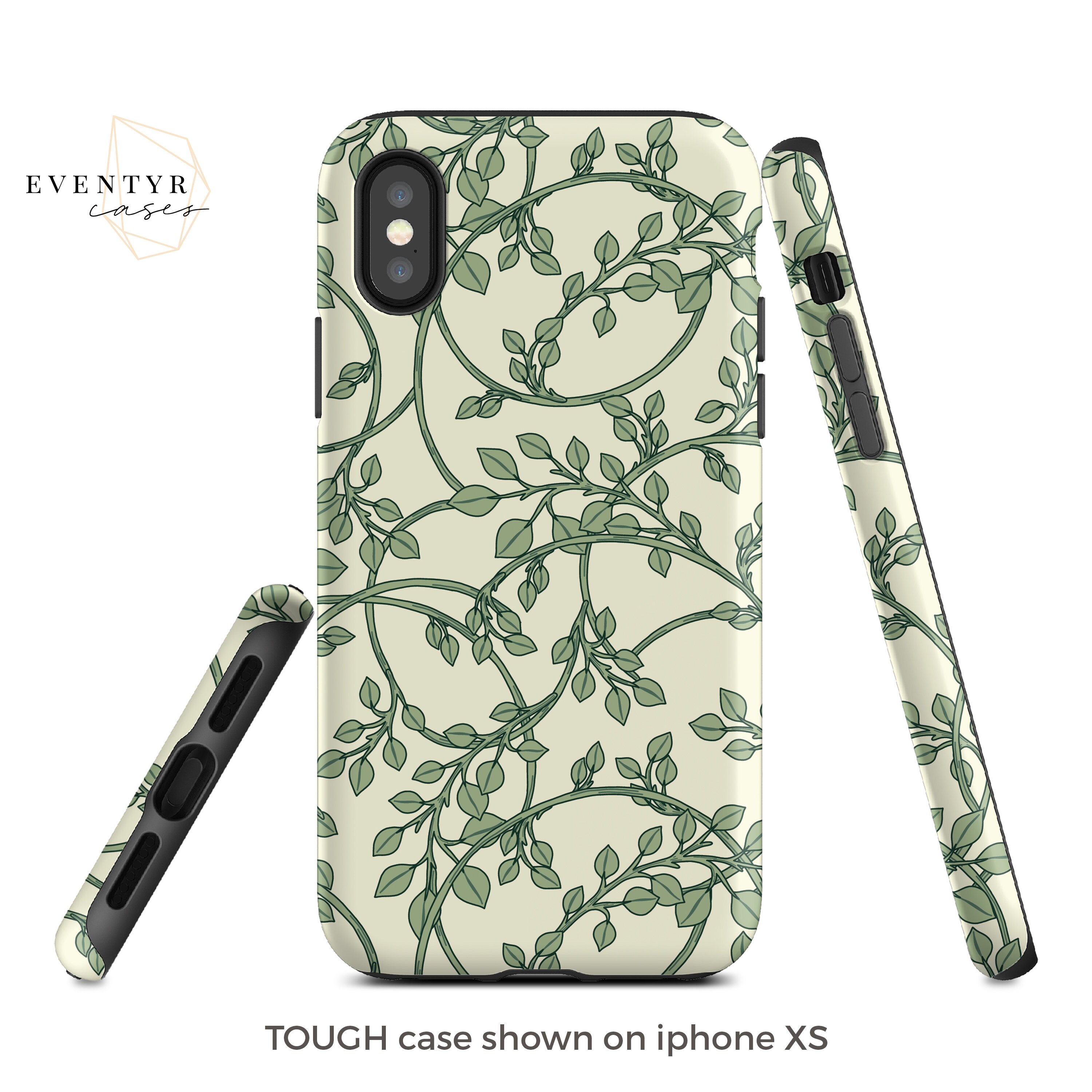 IPhone 11 Case Green Floral iPhone 11 ProMax Case iPhone XS Etsy