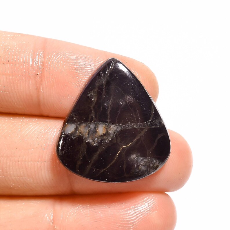 Supreme Top Grade Quality 100/% Natural Ammolite Pear Shape Cabochon Loose Gemstone For Making Jewelry 21.5 Ct 23X21X5 mm AK-3422