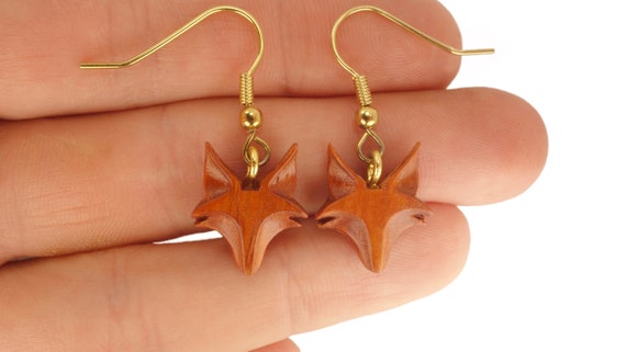 Etsy shop fox earrings