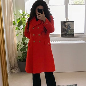 rare 60s mod vintage | annamode Sanremo | double-breasted coat | size medium | high quality & luxury