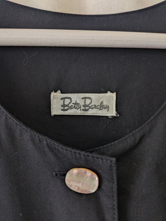 vintage | Betty Barclay | black maxi dress | size… - image 4