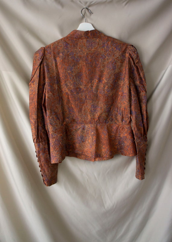 vintage handmade blouse | one of a kind | puff sl… - image 6