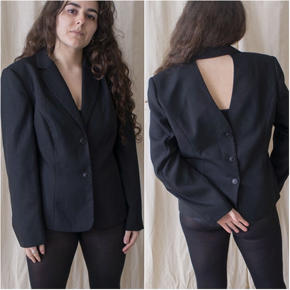 vintage blazer | Together | open back blazer | si… - image 1