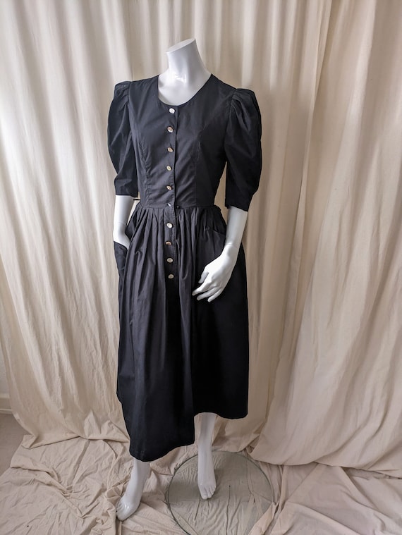 vintage | Betty Barclay | black maxi dress | size… - image 2