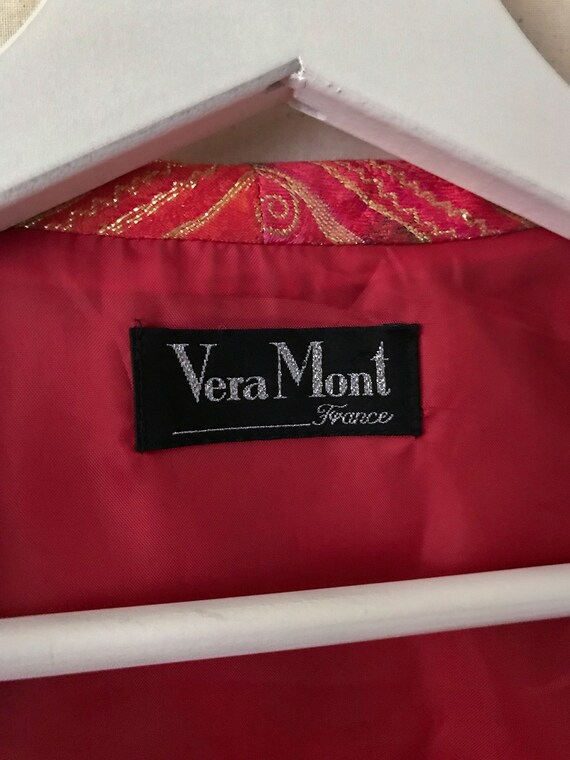 vintage | Vera Mont France | puff sleeve blouse |… - image 4