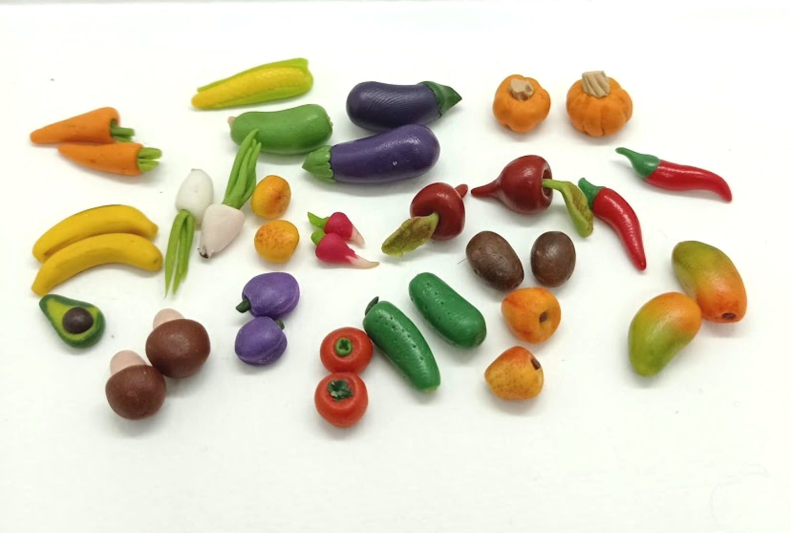 Miniature Vegetables and Fruits Set of 35 Pcs for Blythe. Etsy