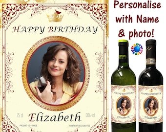 Wine Bottle Labels - Etsy UK