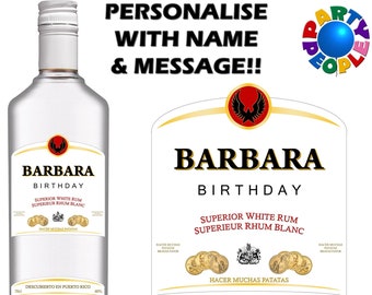 Bacardi Labels - Etsy