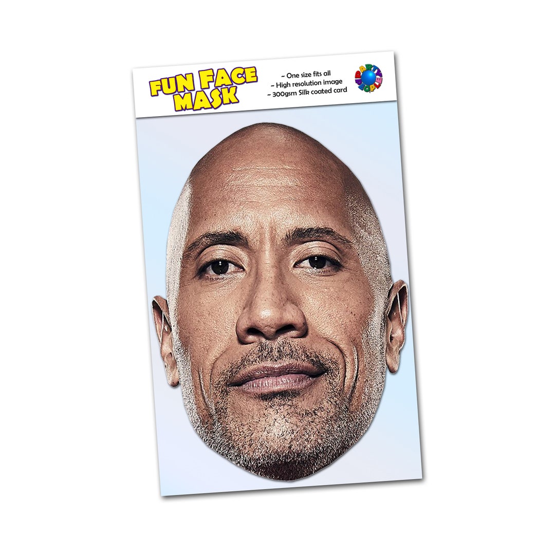 Dwayne 'The Rock' Johnson (Smile) Celebrity Mask