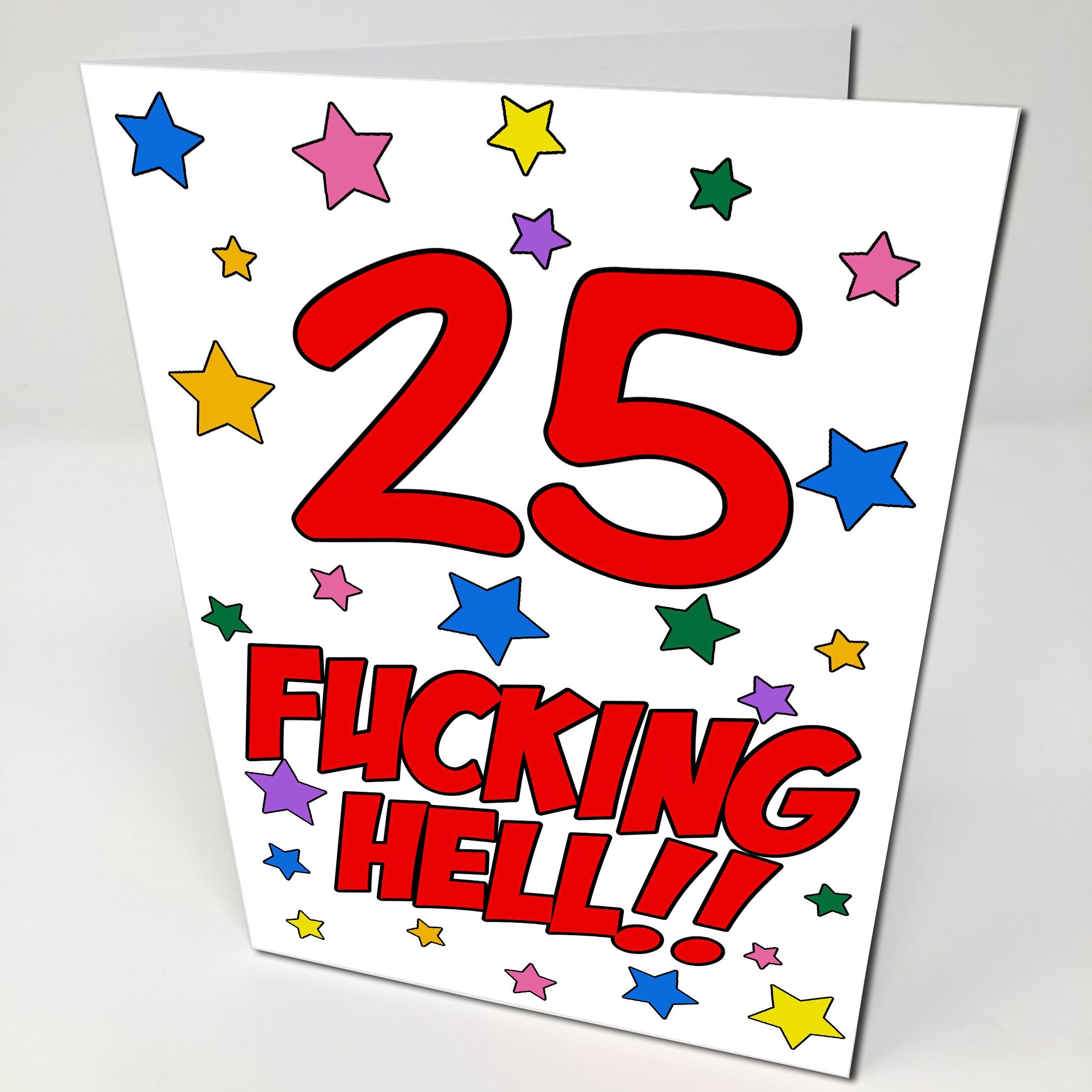 25 Fucking Hell Funny Rude Novelty 25th Birthday Card / - Etsy 25 Fucking Hell Funny Rude Novelty 25th Birthday Card / - Etsy