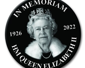 Queen Elizabeth Ii Badge - Etsy