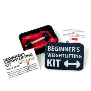 Beginners Weightlifting Kit - Funny Novelty Gift Ideas - Ideal For Birthday Presents, Wedding Favours, Party Bags