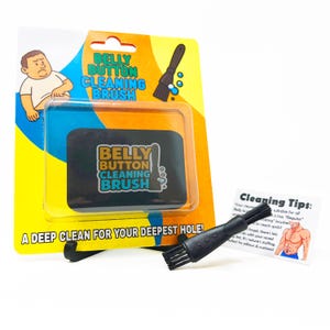 Belly Button Cleaning Brush - Funny Novelty Gift Ideas - Ideal For Birthday Presents, Wedding Favours, Party Bags