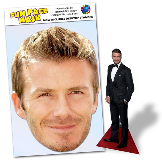 David Beckham Celebrity Face Mask David Beckham Celebrity Face Mask