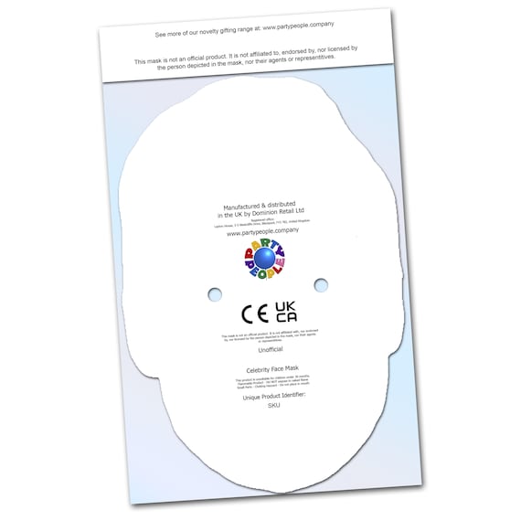 Prince Harry (V3) Royal Celebrity Card Face Mask - Ready To Wear - Fancy Dress - Foto 8