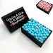 You're One In A Million Boyfriend - Novelty Sweets - Thank You, Happy Birthday, Valentines, Wedding - Blue / Pink One in a million sweet 