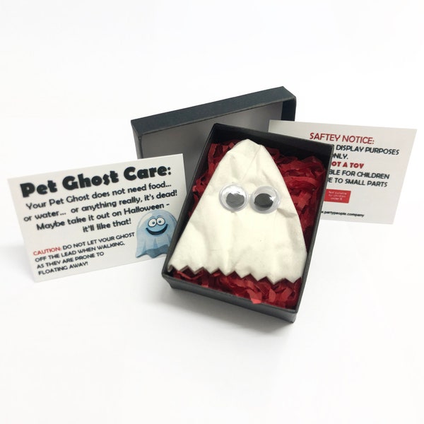 Pet Ghost - Funny Novelty Gift Ideas - Ideal For Birthday Presents, Wedding Favours, Party Bags, Halloween, Prank or Gag