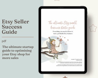 The ultimate Etsy Startup Guide. Success strategies for new Etsy sellers, including selling on Etsy SEO Guide, Etsy Fees, free listings