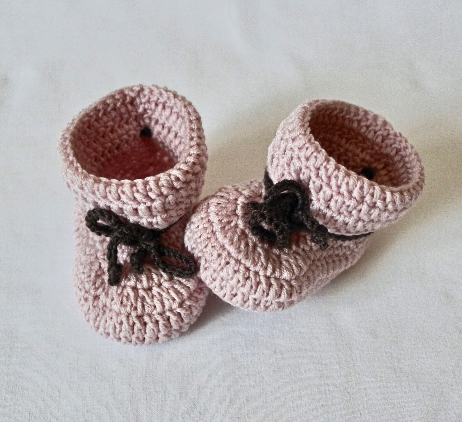 Newborn girl booties Crib booties Infant shoes Etsy