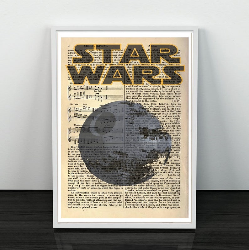 Mínimo de Star Wars Storm Trooper Ilustración Impresión-Varios Tamaños-Idea de Regalo