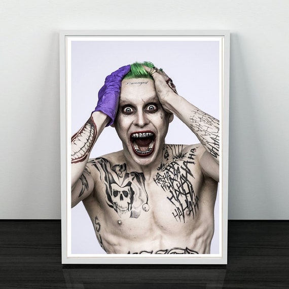 Crazy Joker Harley Quinn Suicide Squad Alternative Dc Etsy