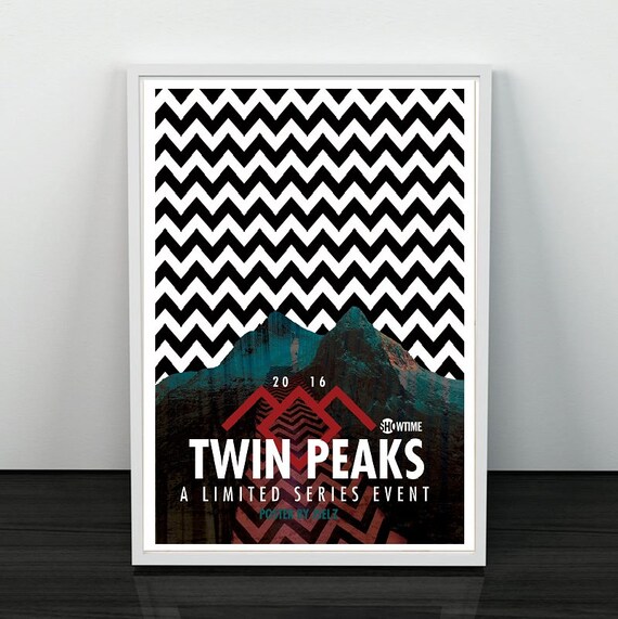 Twin Peaks TV Show Minimalist Poster Art Picture Print