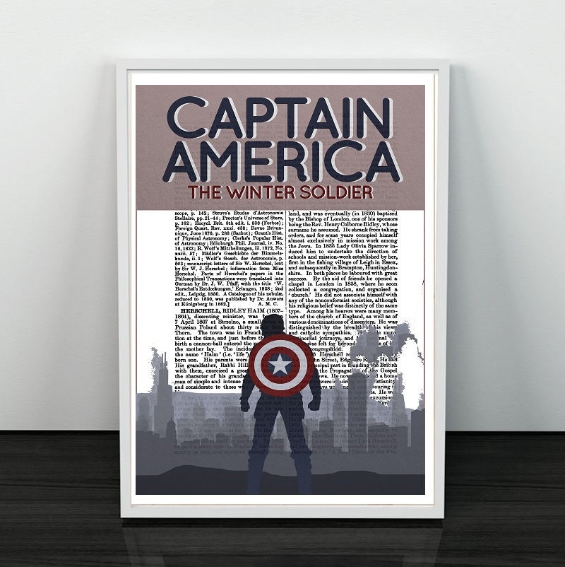 Kapitan Amerika Winter Soldier Alternative Rot Schadel Hydra Etsy