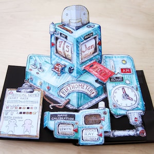 Album personalizzato Pop-up Baby: il Birthometer!