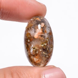 NA-005 20 Ct Oval Shape Cabochon AAA+ One Quality Yodolite Loose Gemstone For Making Jewelry Magnificent Top Grade !!