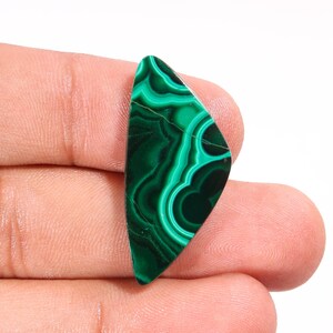Excellent Top Quality Natural Malachite Fancy Shape Cabochon Designer Malachite Loose Gemstone For Making Jewelry 47 Ct 35X16X4 MM SA-4652