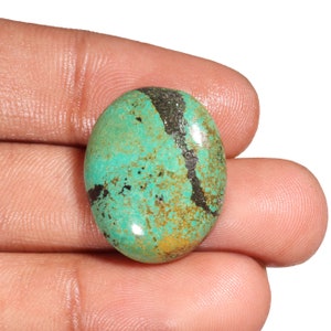 Dazzling Top Quality Natural Azurite Oval Shape Cabochon Designer Azurite Loose Gemstone For Making Jewelry 22.40 Ct 24X20X7 MM HA-25