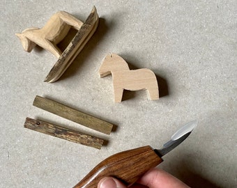 🖐️​ 5 Steps for CARVE a HAND in Wood, EASILY, Whittling and WOOD