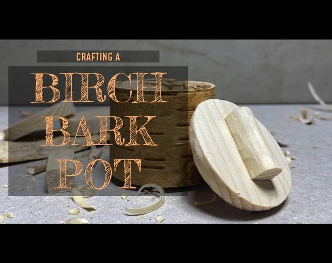 Make your own ring box kit | How to make a jewellery Box | Birch Bark Box | Whittling wood Carving Kit | Wedding Ring Gift