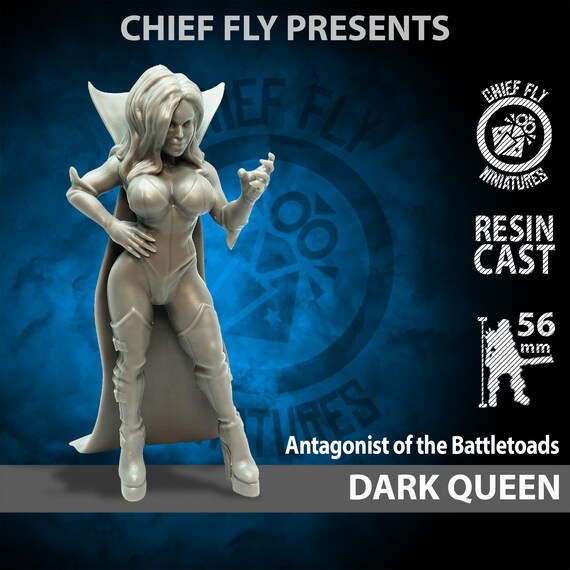 Battletoads vs Dark Queen 54 mm Custom Action figures