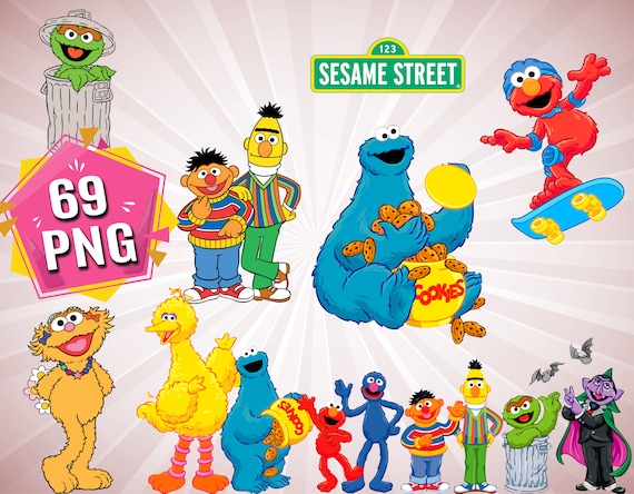 Sesame Street Sex Comics - Sesame Street Clipart, Sesame Street PNG Files, Sesame Printable, Elmo  Clipart, Elmo Cartoon Characters, Big Bird Clipart, Instant Download