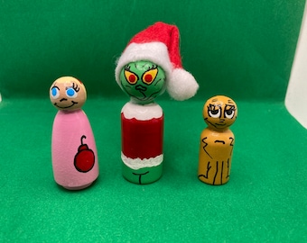 grinch and max dolls