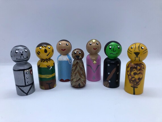 wizard of oz peg dolls